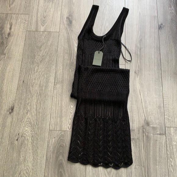 BNWT All Saints Estero crochet dress size small - Picture 2 of 5